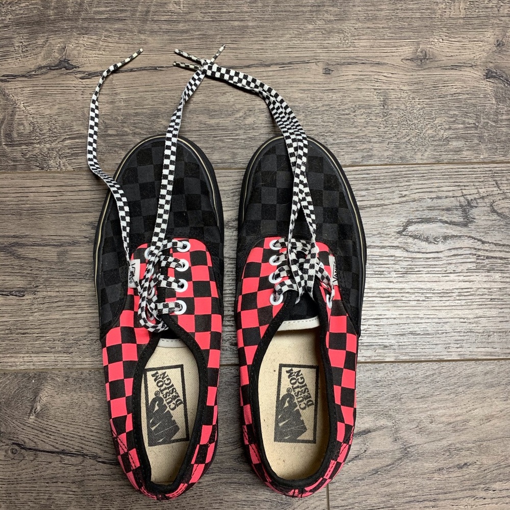 Custom Checkerboard Vans Authentic